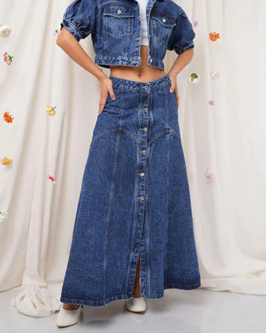 Falda Larga Jean
