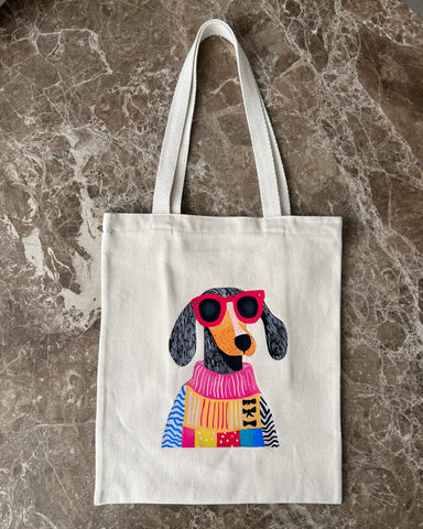 Tote bag Perro Salchicha