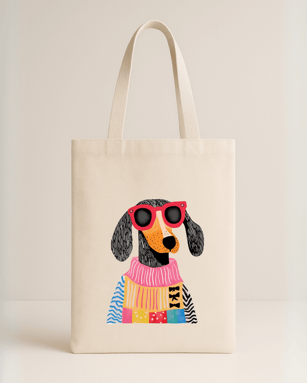 Tote bag Perro Salchicha