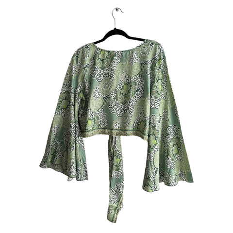 Blusa Croptop Verde
