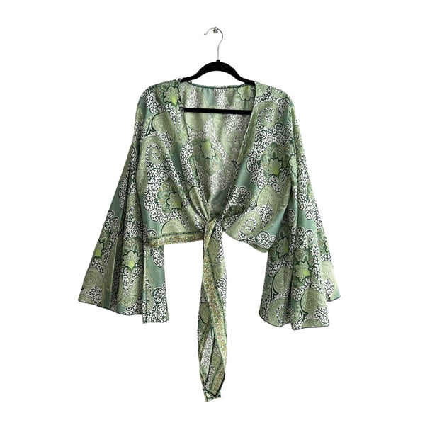 Blusa Croptop Verde