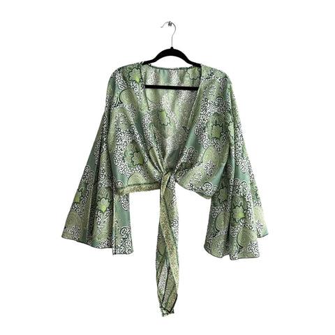 Blusa Croptop Verde