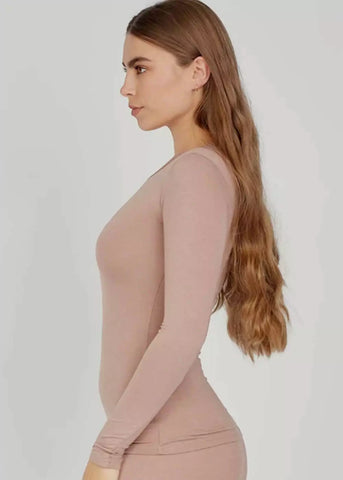 Camiseta térmica Beige
