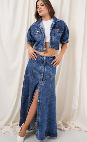 Falda Larga Jean