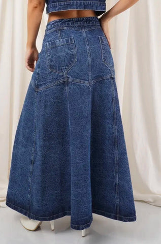 Falda Larga Jean