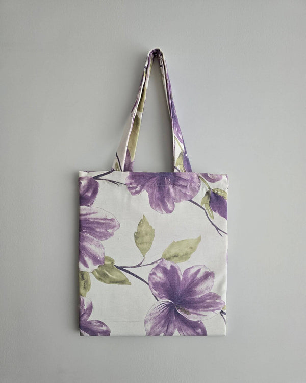 Tote bag Flores Moradas